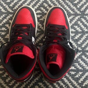 Nike Red and Black Air Jordan 1